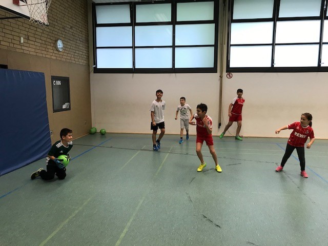 In Köln wurde mit großem Spaß Fußball gespielt.