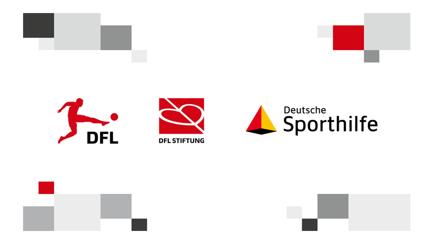 Logos der DFL, DFL Stiftung und der Deutschen Sporthilfe