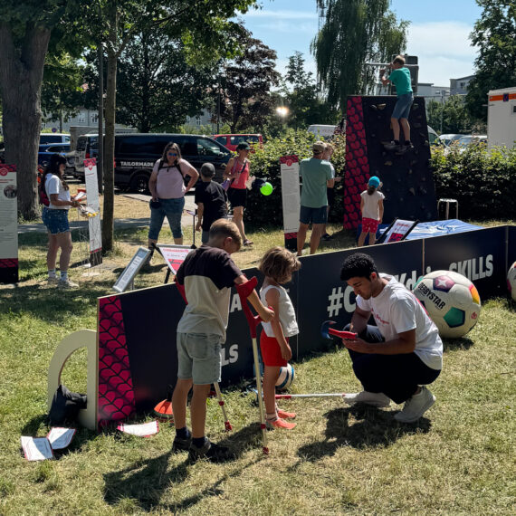 Die Arena of Skills beim Mecklenburg-Vorpommern Tag in Greifswald