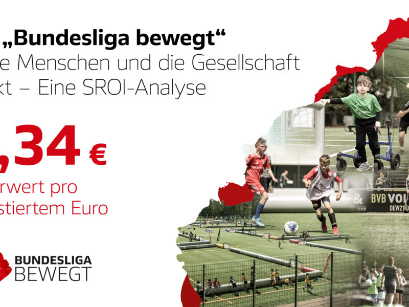Wie Bundesliga bewegt junge Menschen und die Gesellschaft stärkt - Eine SROI-Analyse