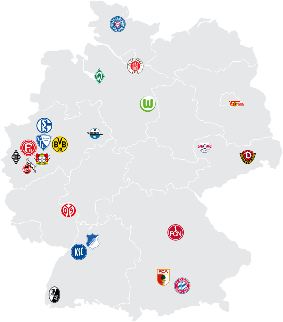 "Bundesliga bewegt"-Clubs 2026