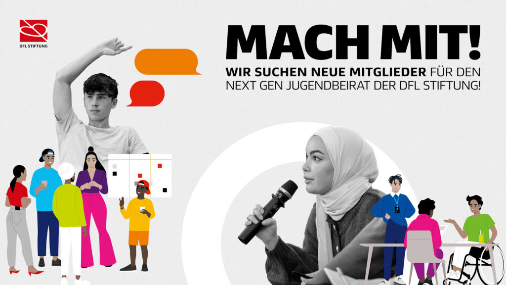 Mach mit! Wir suchen Mitglieder für den Next Gen Jugendbeirat der DFL Stiftung